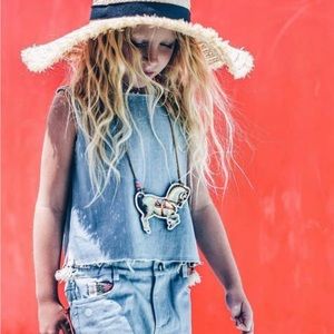 Wooden & Leather Horse Necklace